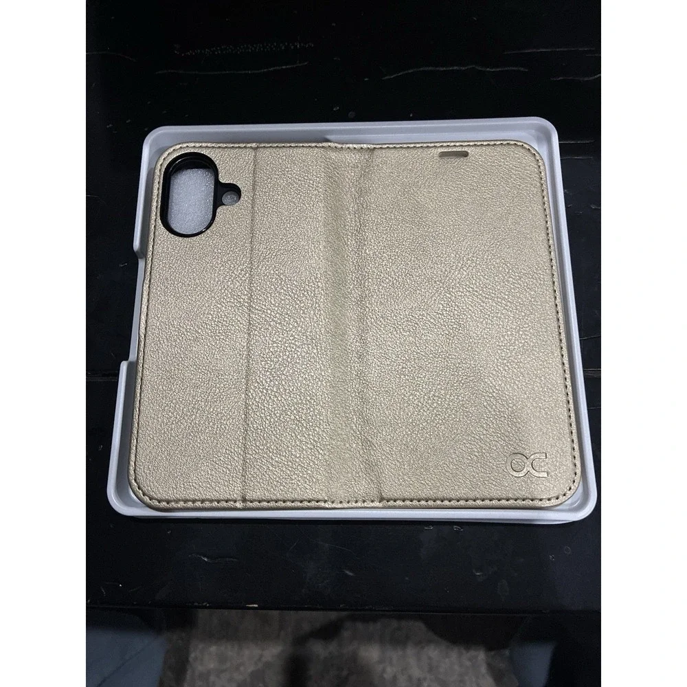 OCASE iPhone 17 Wallet Case PU Leather Flip Folio Case Card Holders RFDI Blocker